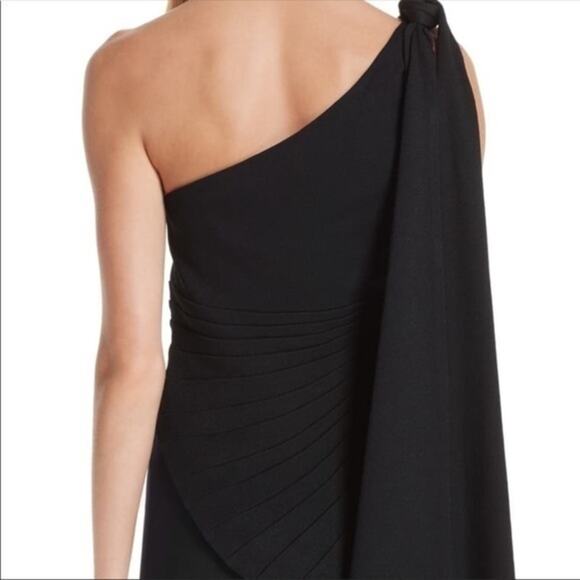 Brandon Maxwell Pebble Crepe One Shoulder Top 10 NWT - Picture 2 of 11